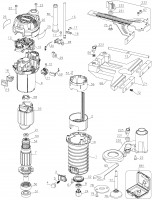 DeWalt D26203 240 Volt 1/4\" Plunge Router Spare Parts